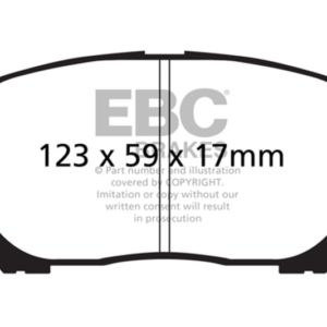 ebcDP31637C: EBC Redstuff Brake Pad Sets