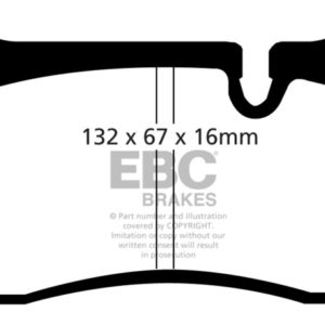 ebcDP31127C: EBC Redstuff Brake Pad Sets