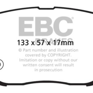 ebcDP21864: EBC Greenstuff Brake Pad Sets