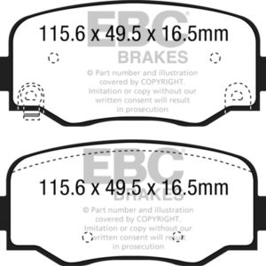 ebcDP62237: EBC Greenstuff Brake Pad Sets