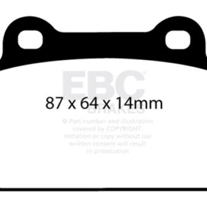 ebcDP41985R: EBC Yellowstuff Brake Pad Sets