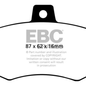 ebcDP3370C: EBC Redstuff Brake Pad Sets
