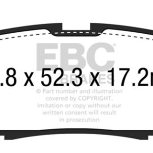 ebcDP63037: EBC Greenstuff Brake Pad Sets