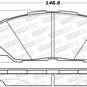 sto308.12110: ST Street Brake Pads