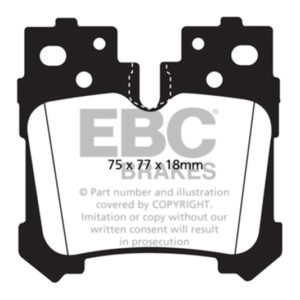 ebcDP41812R: EBC Yellowstuff Brake Pad Sets