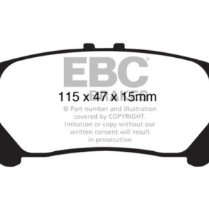 ebcDP61850: EBC Greenstuff Brake Pad Sets