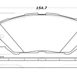 sto308.11780: ST Street Brake Pads