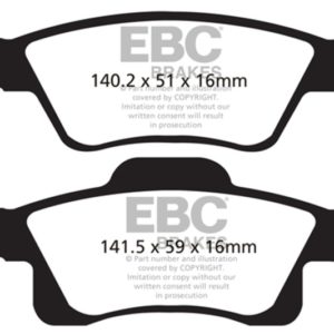 ebcED91872: EBC Extra Duty Brake Pad Sets