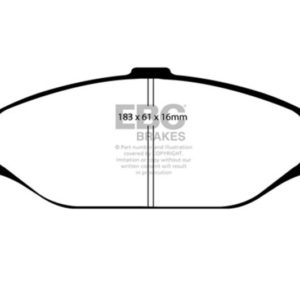 ebcDP31242C: EBC Redstuff Brake Pad Sets