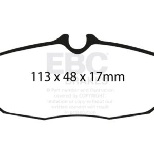 ebcDP41741R: EBC Yellowstuff Brake Pad Sets