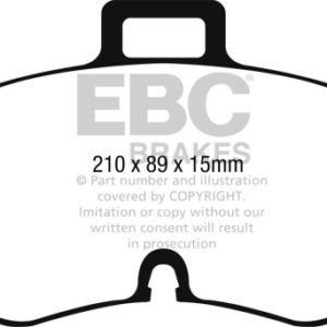 ebcDP42256R: EBC Yellowstuff Brake Pad Sets