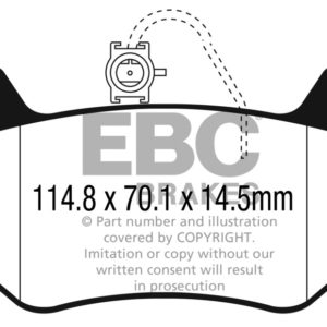 ebcDP42326R: EBC Yellowstuff Brake Pad Sets
