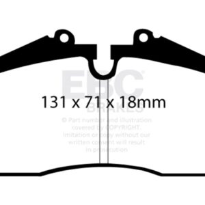 ebcDP3767C: EBC Redstuff Brake Pad Sets