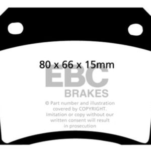 ebcDP4101R: EBC Yellowstuff Brake Pad Sets