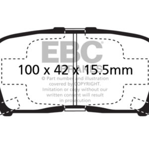 ebcDP61662: EBC Greenstuff Brake Pad Sets