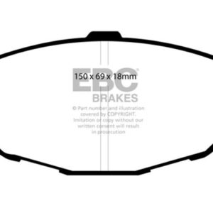 ebcDP31007C: EBC Redstuff Brake Pad Sets