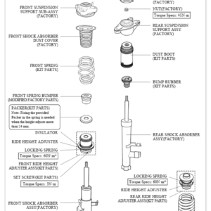 hks80280-AT001: HKS Adjustable Spring Kits