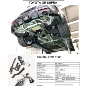 hks31014-KT001: HKS Exhaust - Full Dual