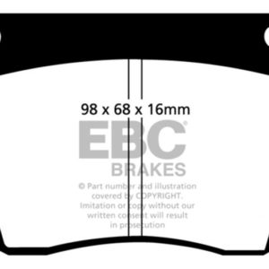 ebcDP4108R: EBC Yellowstuff Brake Pad Sets