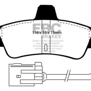 ebcDP4965R: EBC Yellowstuff Brake Pad Sets